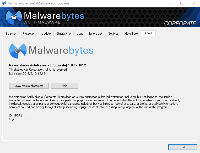 malwarebytes anti malware 1.80.2 serial key